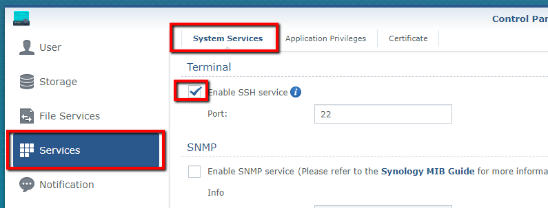 How to find mac address on a synology RT2600